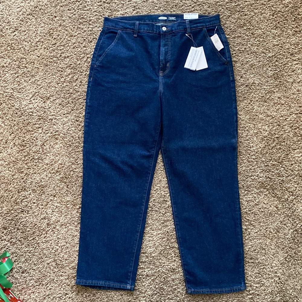 Old Navy Sky-Hi Straight Jeans